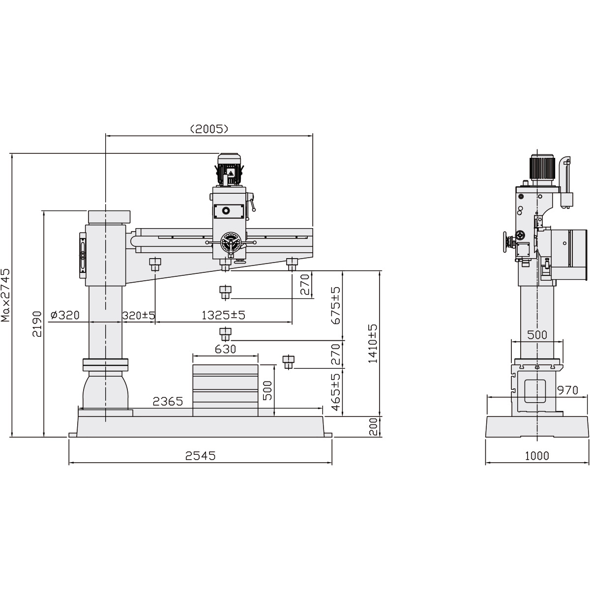 Optimum OPTIdrill RD 6 Radialbohrmaschine 3049070