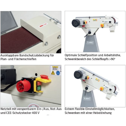 ELMAG Bandschleifmaschine Modell BSM 75x2000 (82195)