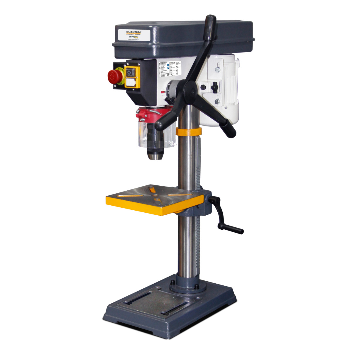 Optimum quantum DQ 16 Tischbohrmaschine mit Keilriemenantrieb 3182010