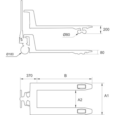 ELMAG Handhubwagen HW 2500 (33300)