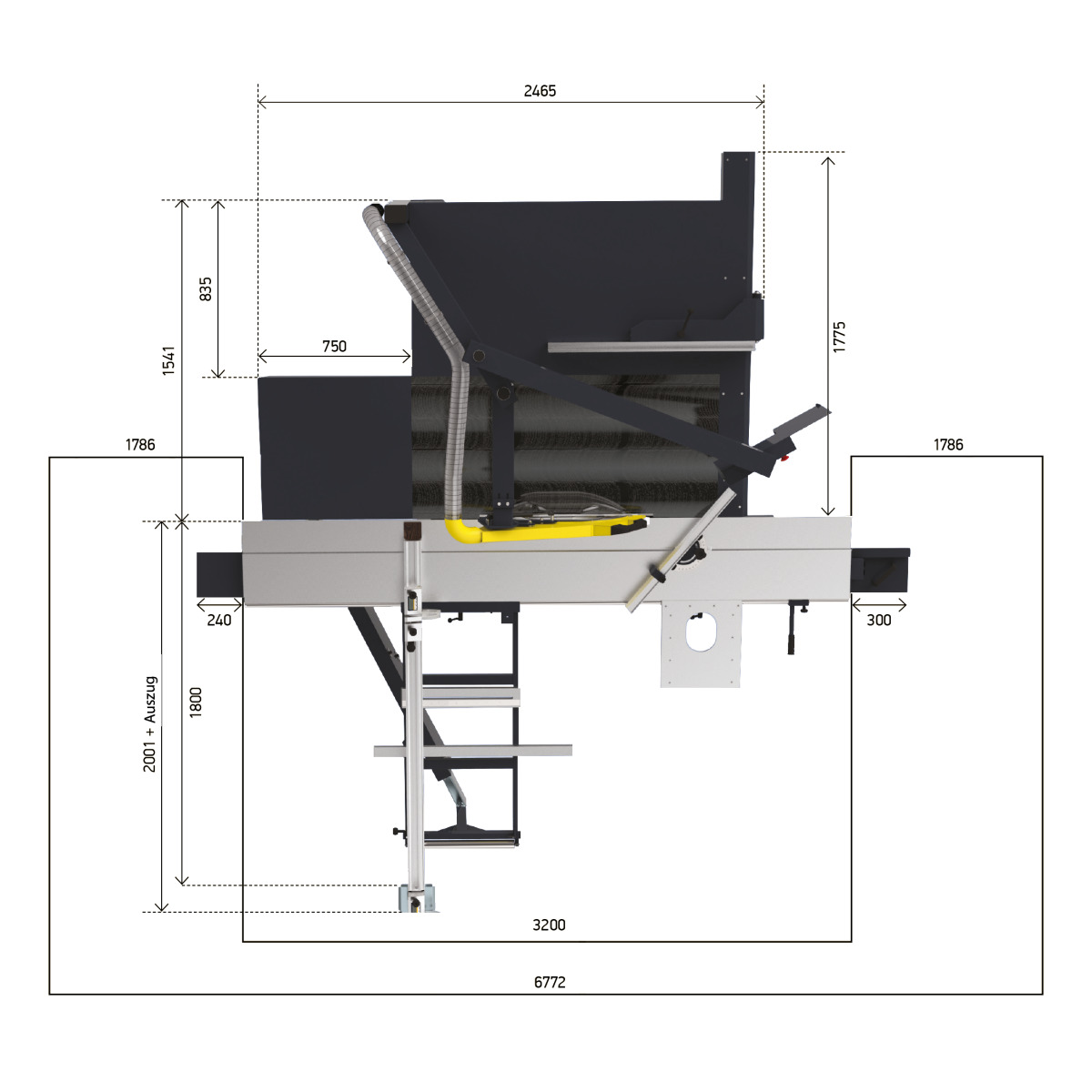 Holzkraft  FKS 550-3200 M A 3 UP TOP Formatkreissäge 5200563