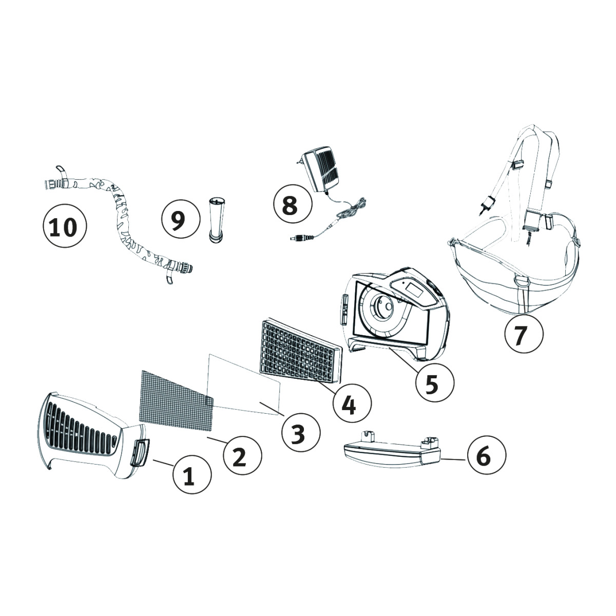 Schweisskraft VarioProtect XXL-W TC AIR TH3 Automatik-Schweißschutzhelm 1654055