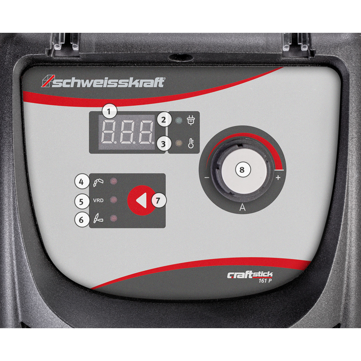 Schweisskraft CRAFT-STICK 161P Aktions-Set Elektrodeninverter 1073162SET