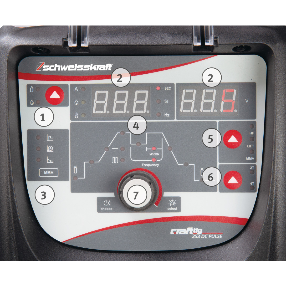 Schweisskraft CRAFT-TIG 253 DC PULSE WIG-Inverter 1074253