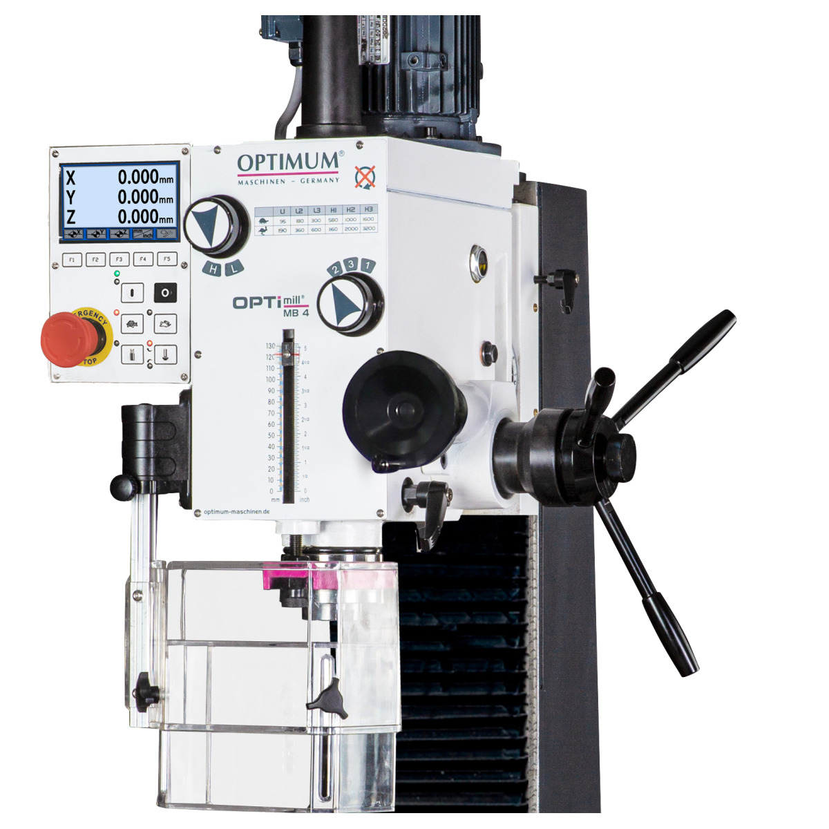Optimum OPTImill MB 4D Präzisions-Bohr-Fräsmaschine 3338448