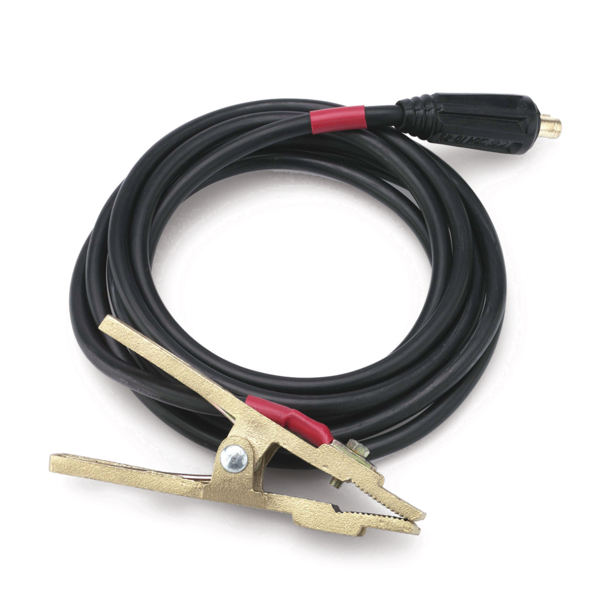 Schweisskraft  rot, 3 m mit Bajonettverschluss und Masseklemme Massekabel 1235024KR