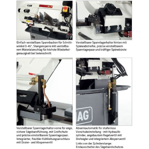 ELMAG Metall-Bandsägemaschine Modell HY 230 VARIO (78105)