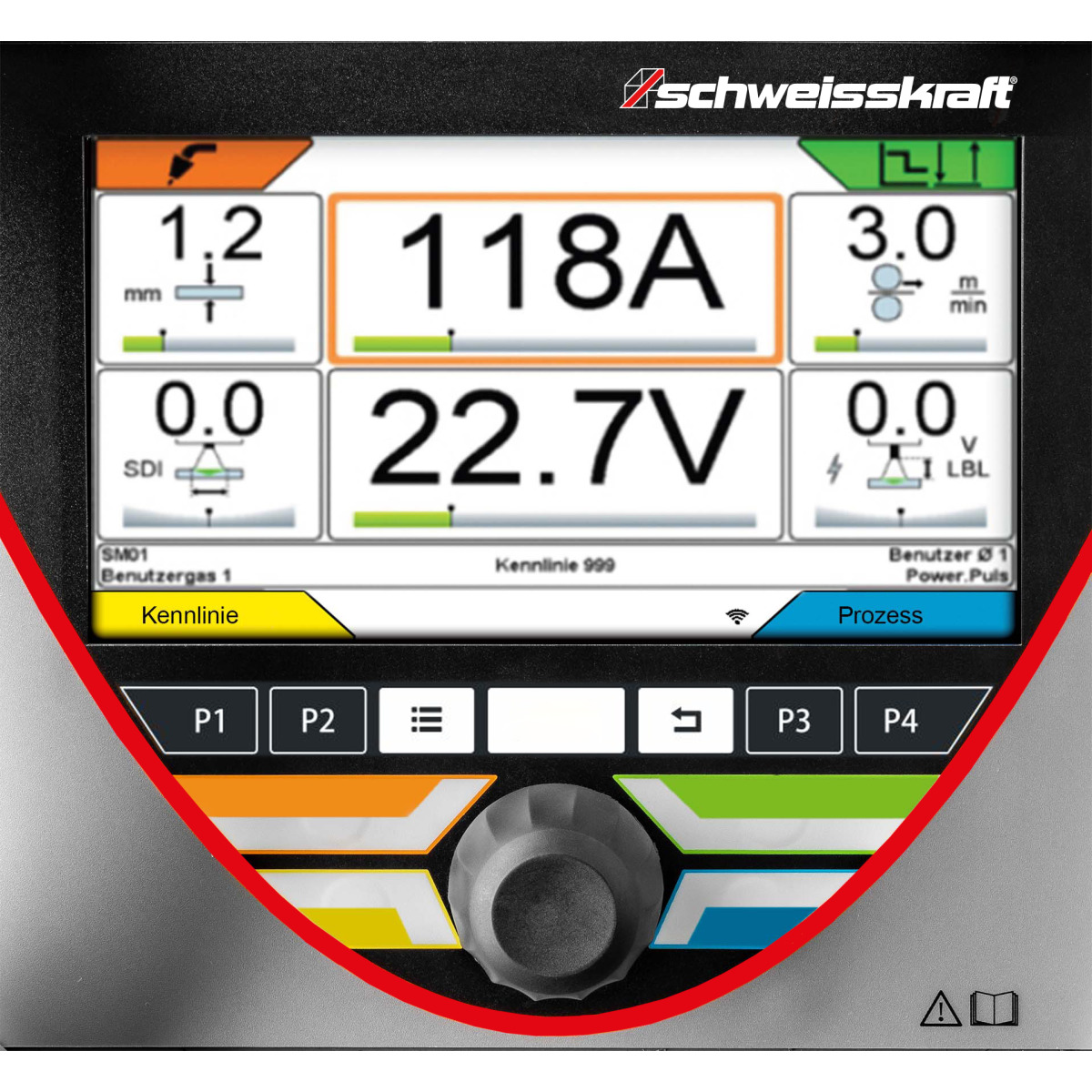 Schweisskraft PRO-MIG.ARC 404 W SET MIG/MAG Inverter-Schweißgerät 1080740SET