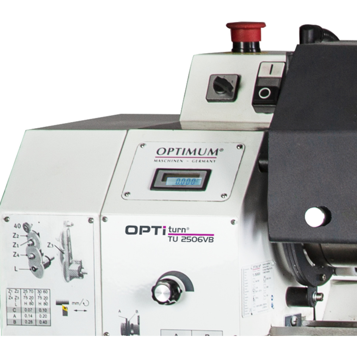 Optimum OPTIturn TU 2506VB Leitspindeldrehmaschine 3425010