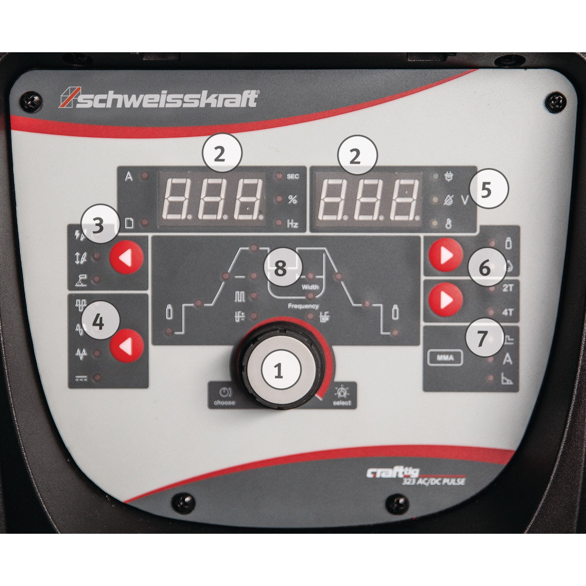 Schweisskraft CRAFT-TIG 323 AC/DC PULSE WIG-Inverter 1074323