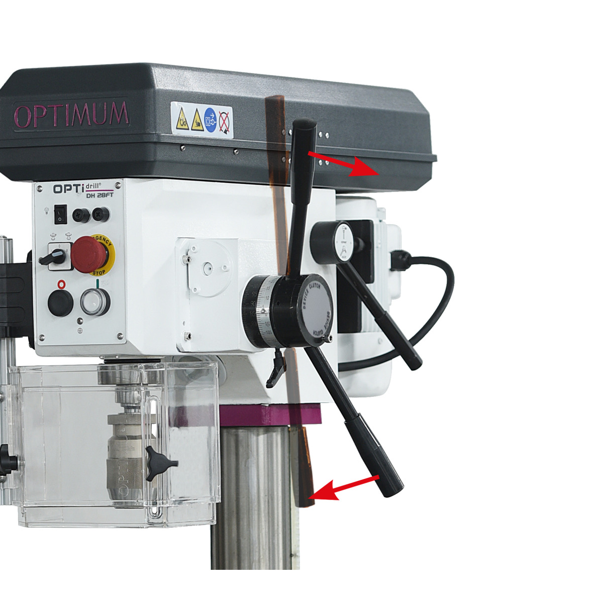Optimum OPTIdrill DH 28FS Säulenbohrmaschine 3020284