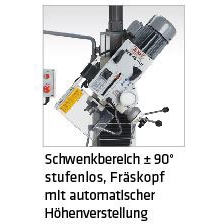 ELMAG Getriebe Fräs- und Bohrmaschine MFB 45 GLH (82130)