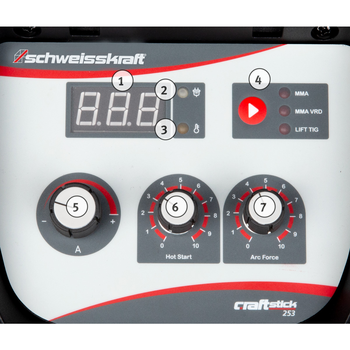 Schweisskraft CRAFT-STICK 253 Elektrodeninverter 1073253