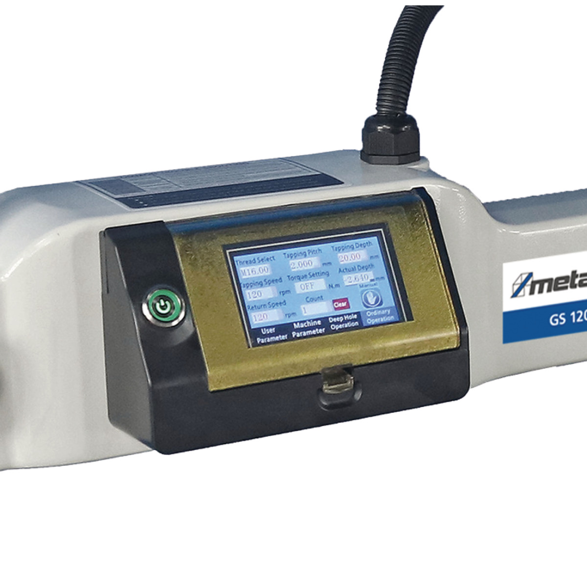 Metallkraft  GS 1200-24 E Aktions-Set inkl. Unterbau Elektrische Gewindeschneidmaschine 4450124SET