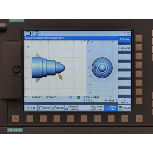 ELMAG CNC Bearbeitungszentrum 3-Achsen Mod. S800-CNC mit Siemens 828D Steuerung (84012)