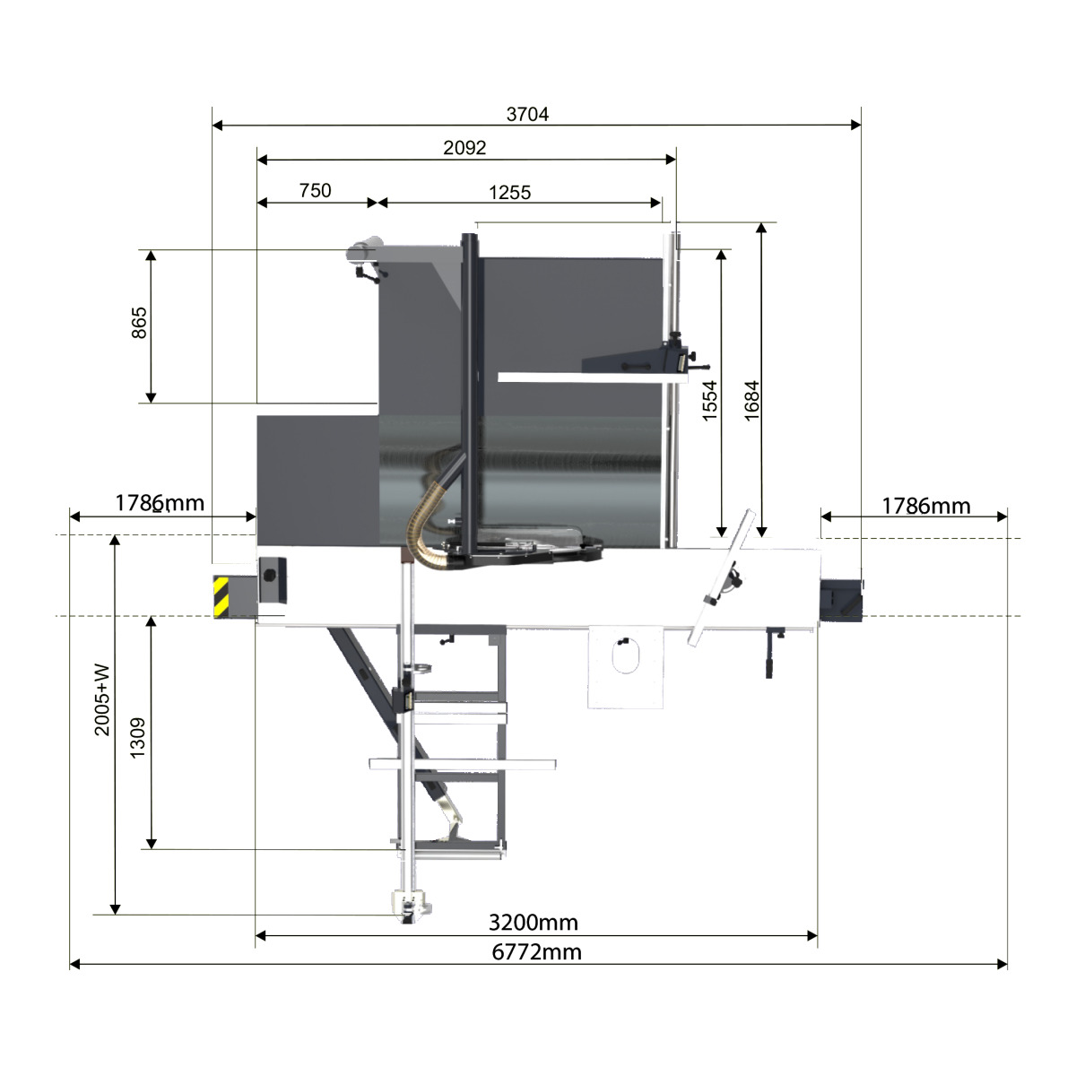 Holzkraft  FKS 550-3200 PRO Formatkreissäge 5200550
