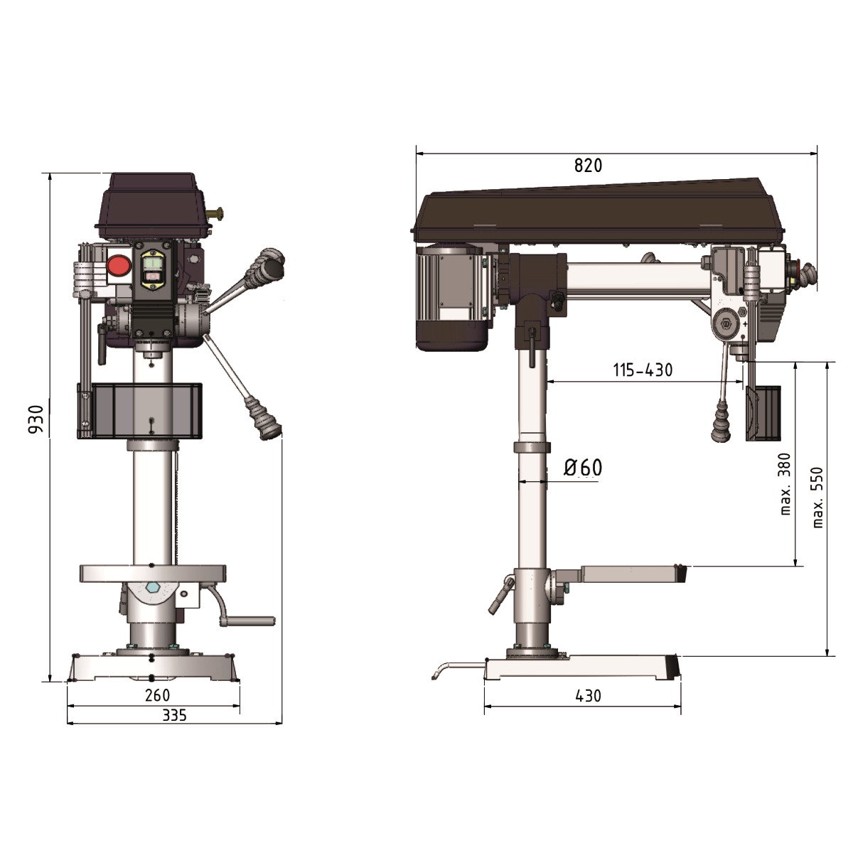 Optimum OPTIdrill RB 6T Radialbohrmaschine 3009161