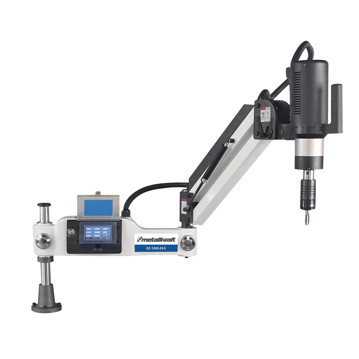 Metallkraft  GS 1200-24 E Aktions-Set inkl. Unterbau Elektrische Gewindeschneidmaschine 4450124SET
