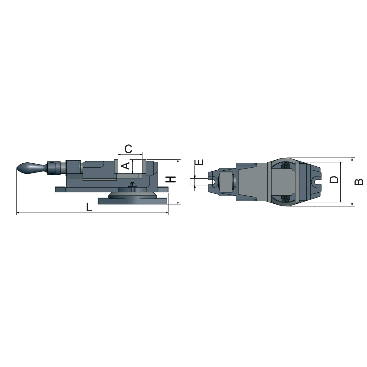 Optimum FMS 100 Präzisions-Maschinenschraubstock 3354100