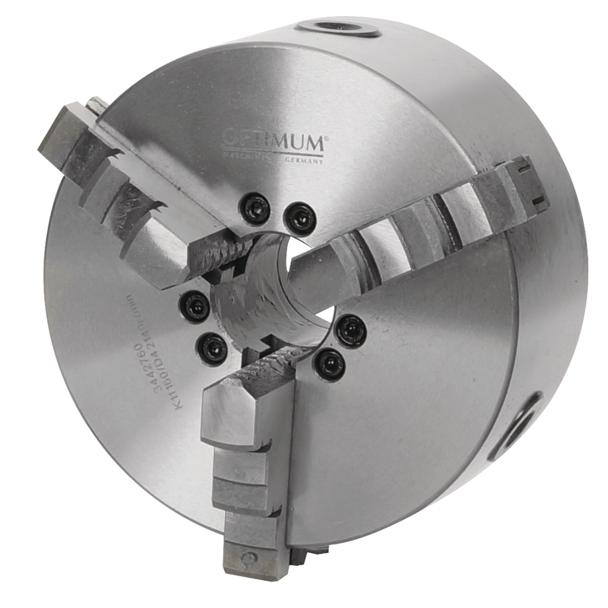 Optimum Dreibackendrehfutter zentrisch spannend Ø 160 mm Camlock DIN ISO 702-2 Nr. 4 - 3442761