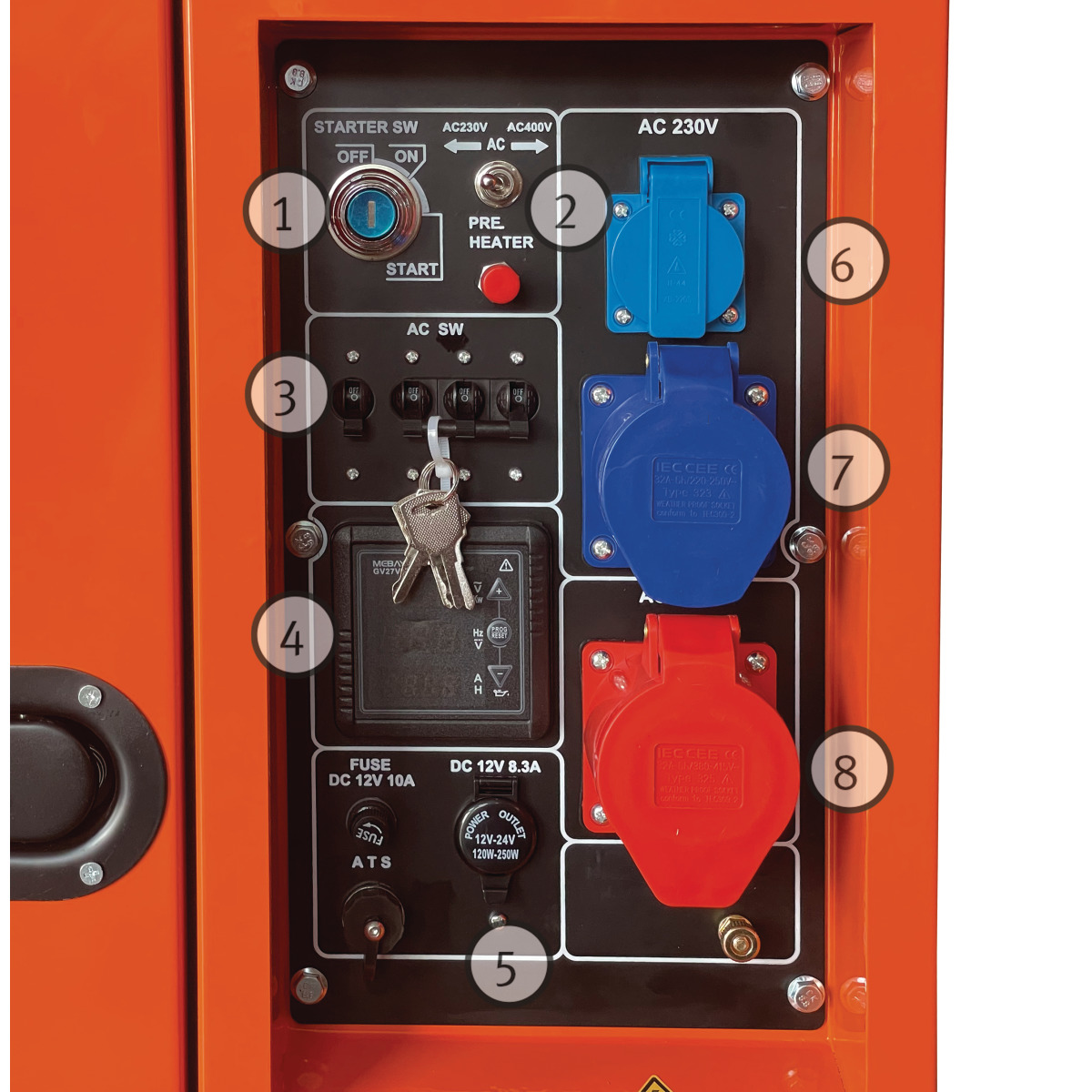 Unicraft  PG-D 90 TEA-S HC Synchron-Stromerzeuger 6731090