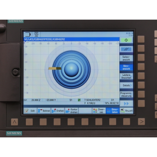 ELMAG CNC Bearbeitungszentrum 3-Achsen Mod. S800-CNC mit Siemens 828D Steuerung (84012)