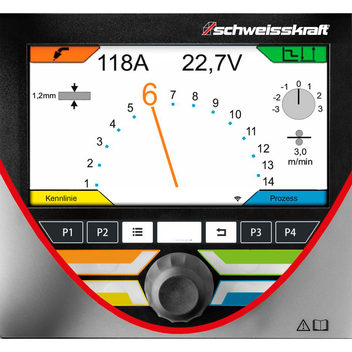 Schweisskraft PRO-MIG.ARC 251 SET MIG/MAG Inverter-Schweißgerät 1080625SET