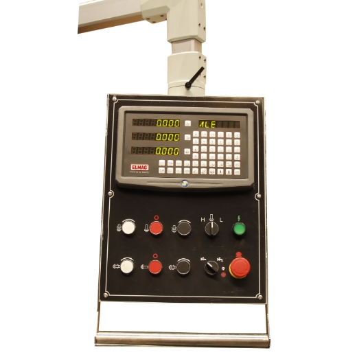 ELMAG Getriebe Fräs- und Bohrmaschine MFB 50 LGT inkl. 3-Achs-Positionsanzeige (82152)
