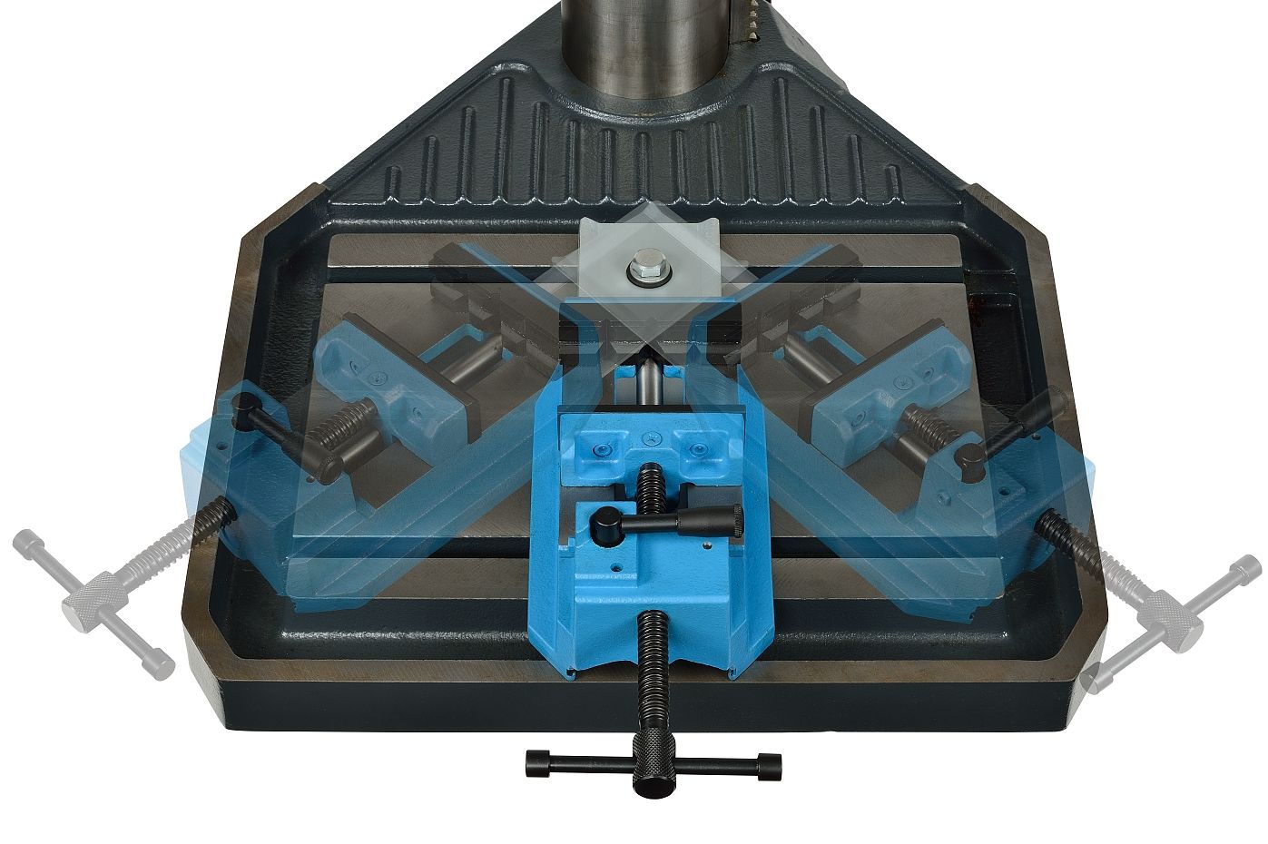 ZIMMER Schraubstock FV 100 inkl. Schnellverstellung