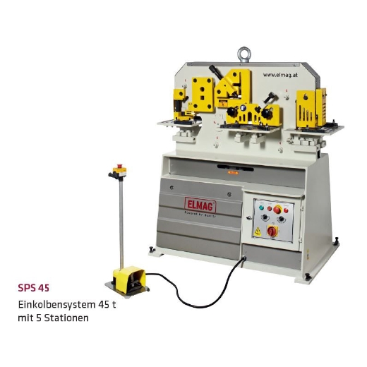 ELMAG Hydraulische Profilstahlschere und Lochstanze SPS 45 (83151)